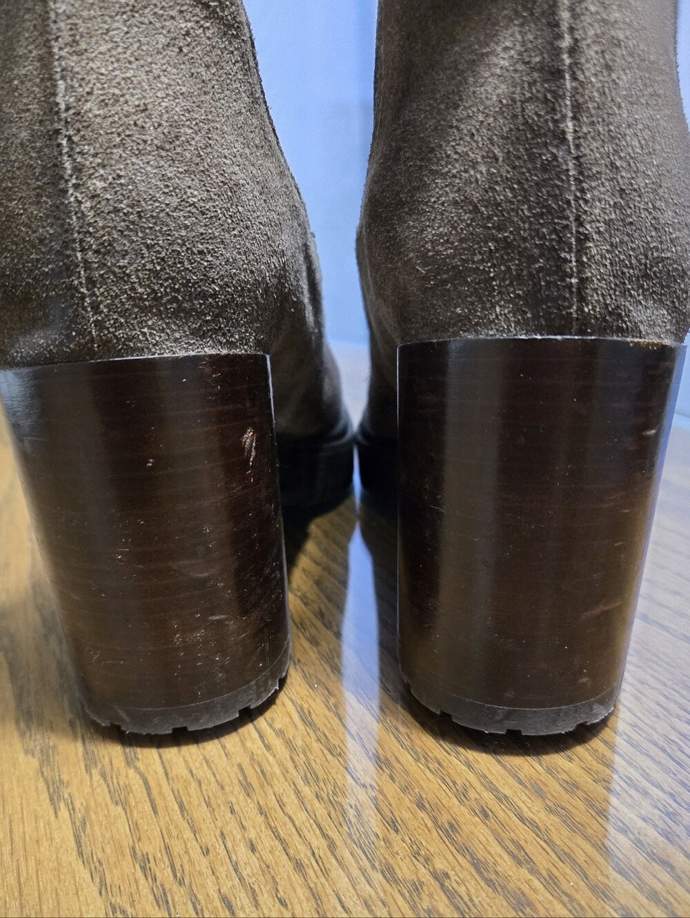 Emanuele Crasto Brown Suede Platform Chelsea Boots Size EU 39 - Picture 6 of 11